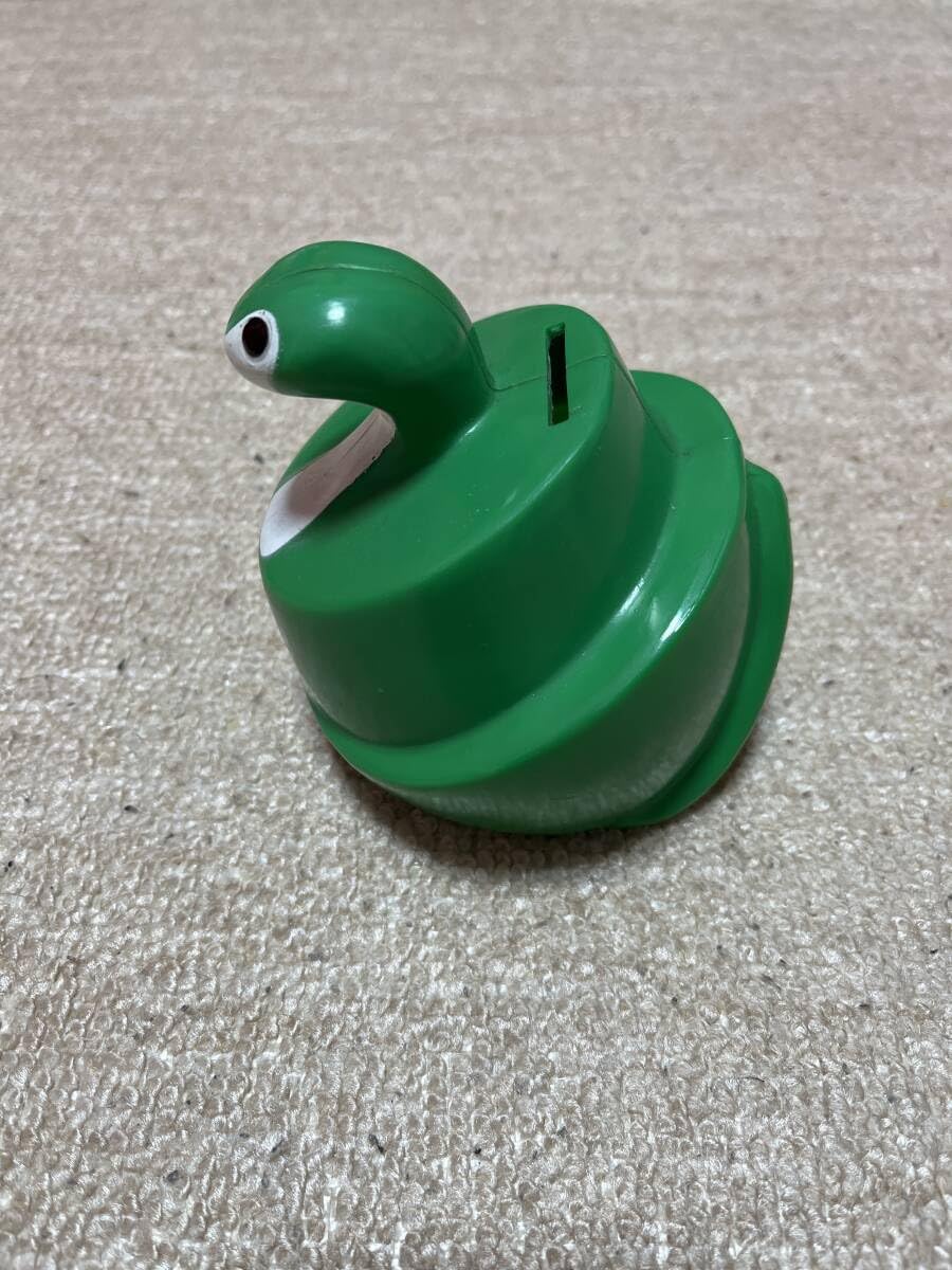 Amazon.co.jp: 貯金箱 蛇 スネーク 緑 グリーン 80年代 ビンテージ